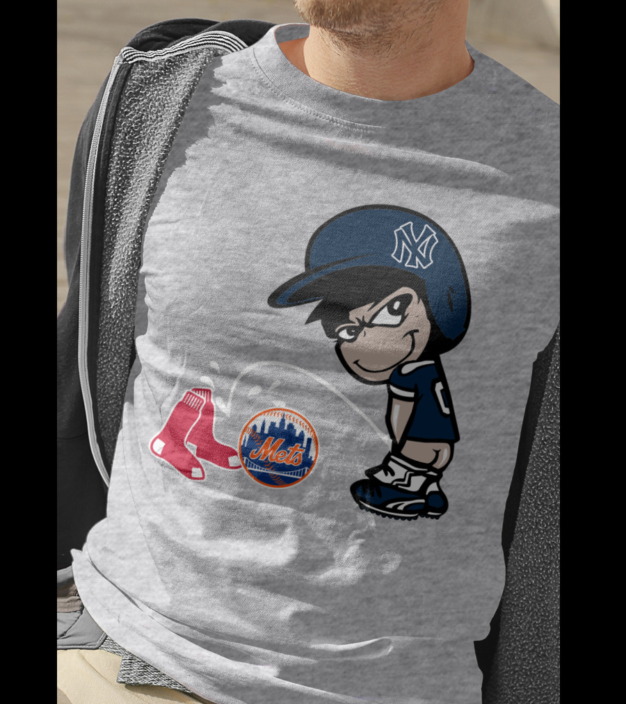 New York Yankees Vs Red Sox Mets Rivalry T-Shirt