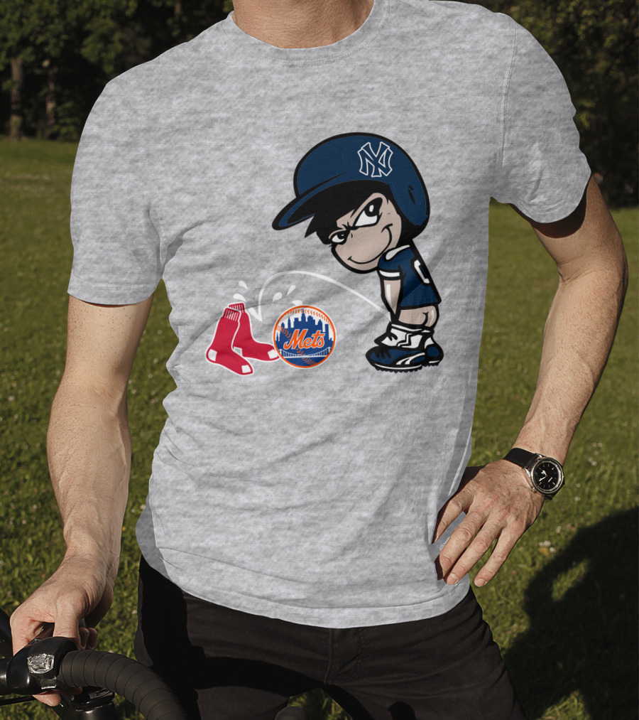 New York Yankees Vs Red Sox Mets Rivalry T-Shirt