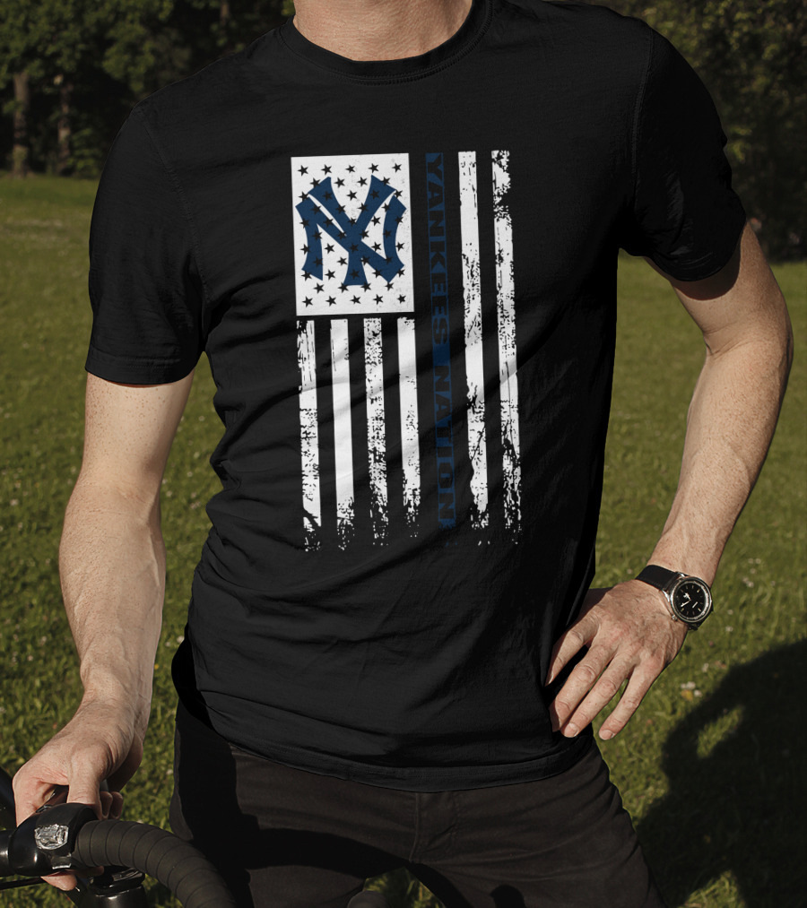 Yankees Nation New York Yankees Flag T-Shirt