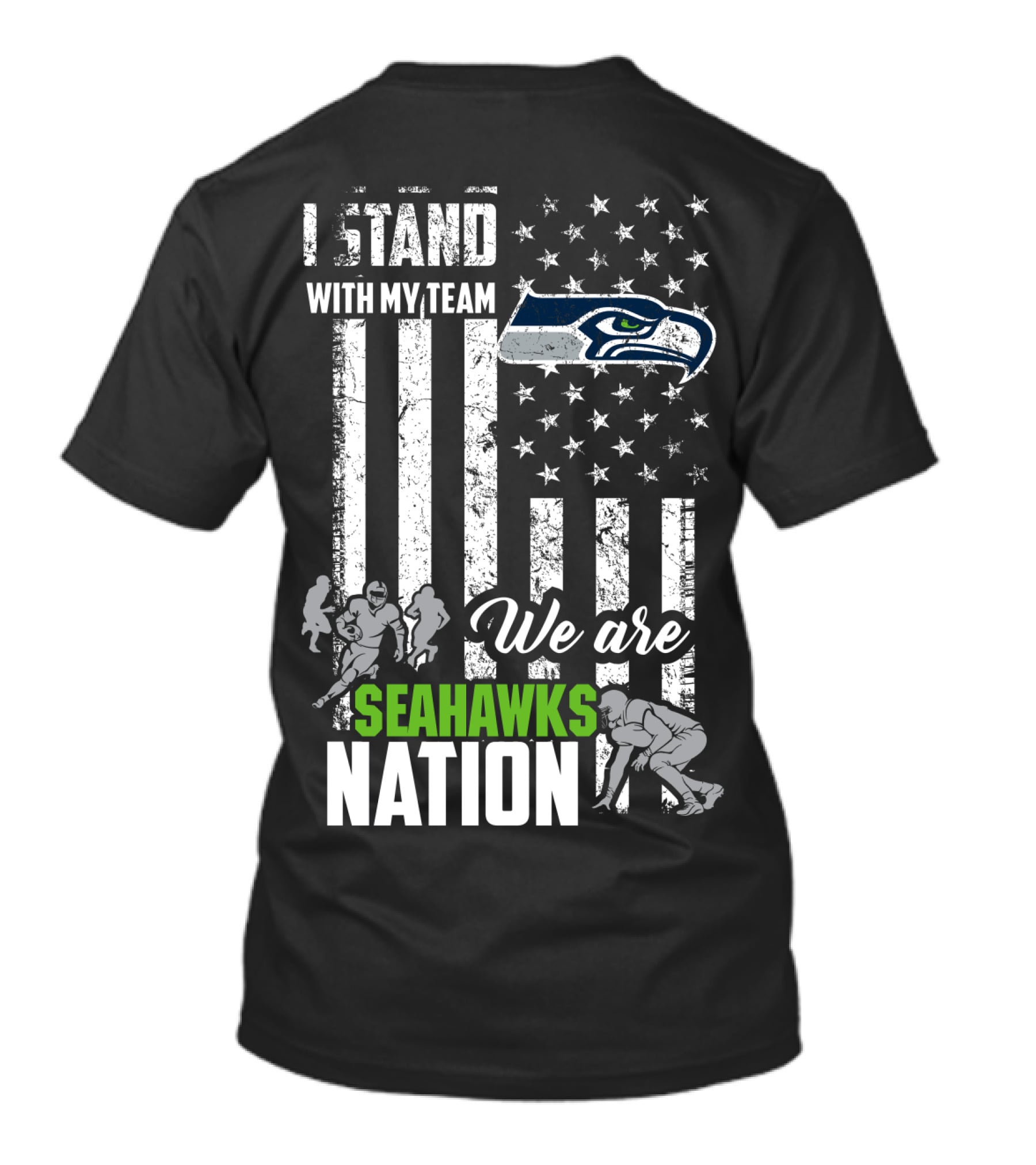 I Stand With My Team We Are Seahawks Nation T-Shirt