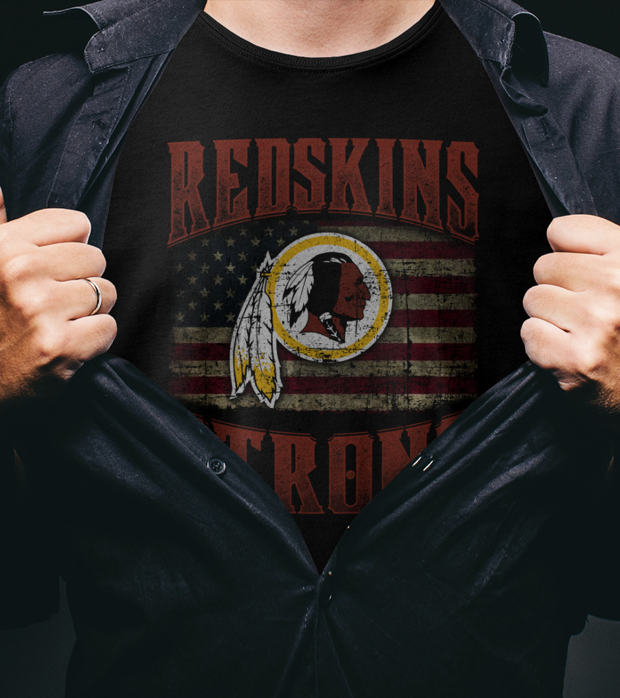 Redskins Strong American Flag T-Shirt