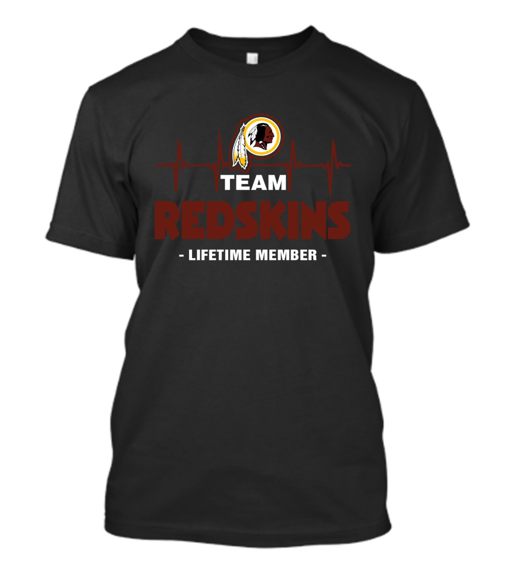 Team Redskins Lifetime Member T-Shirt