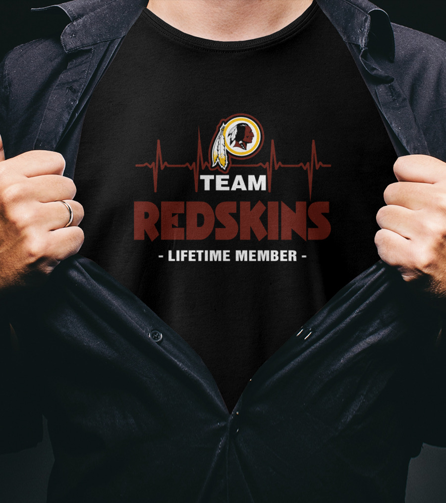 Team Redskins Lifetime Member T-Shirt