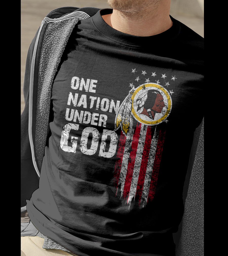 One Nation Under God Washington Redskins T-Shirt