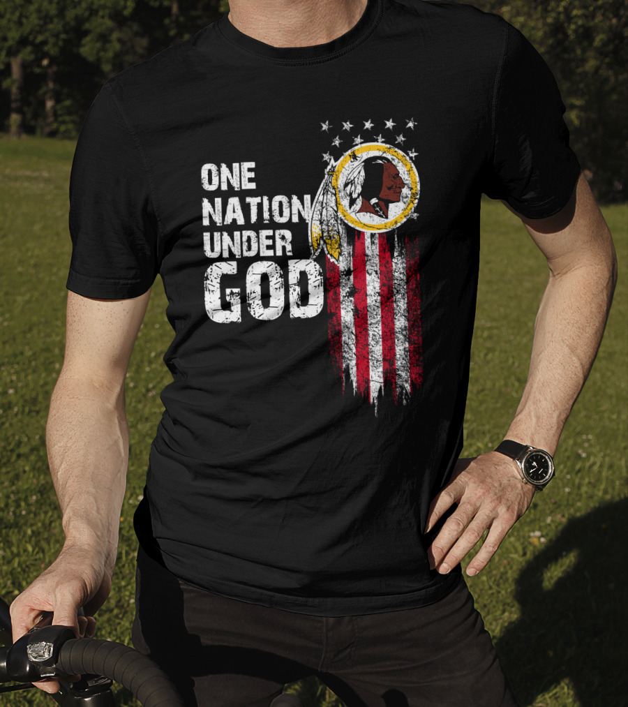 One Nation Under God Washington Redskins T-Shirt