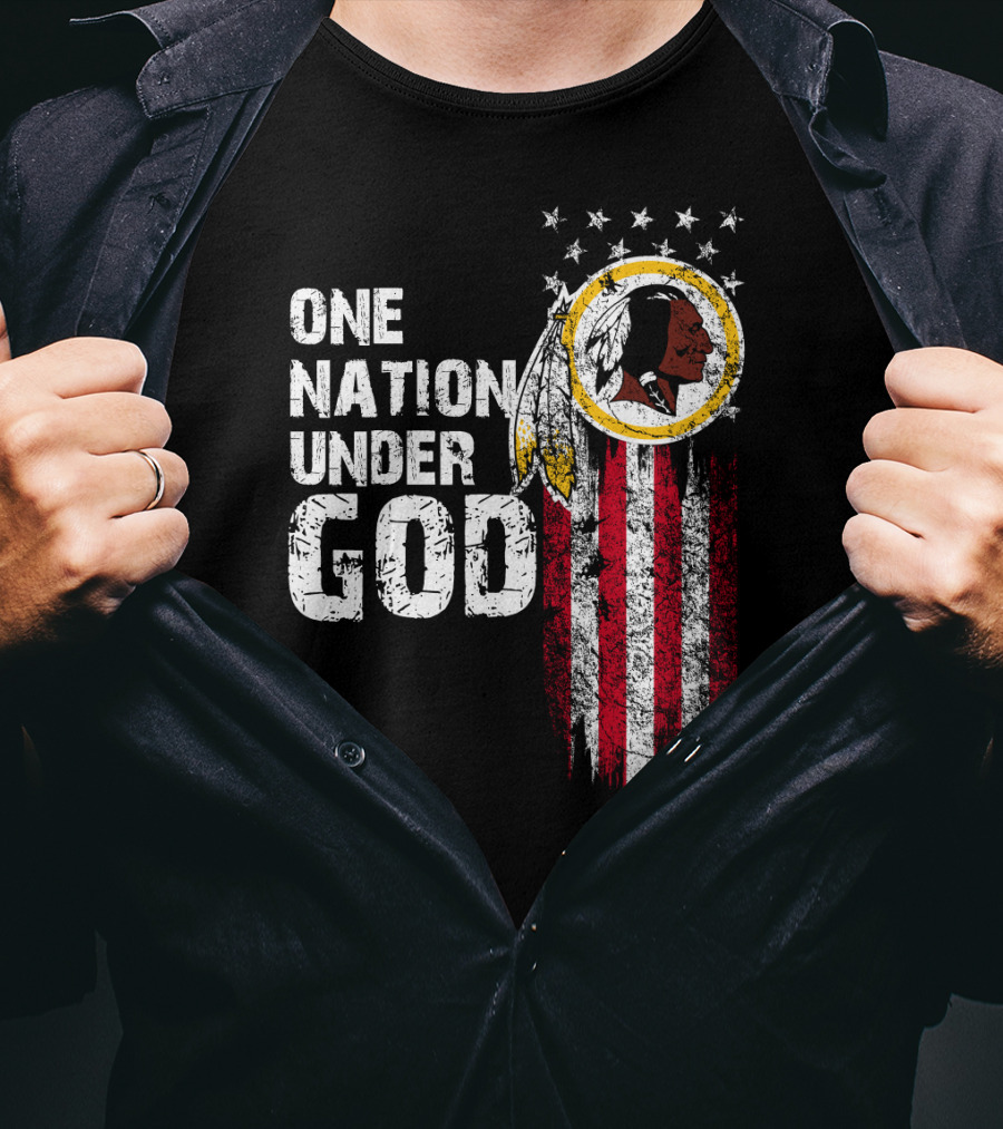One Nation Under God Washington Redskins T-Shirt