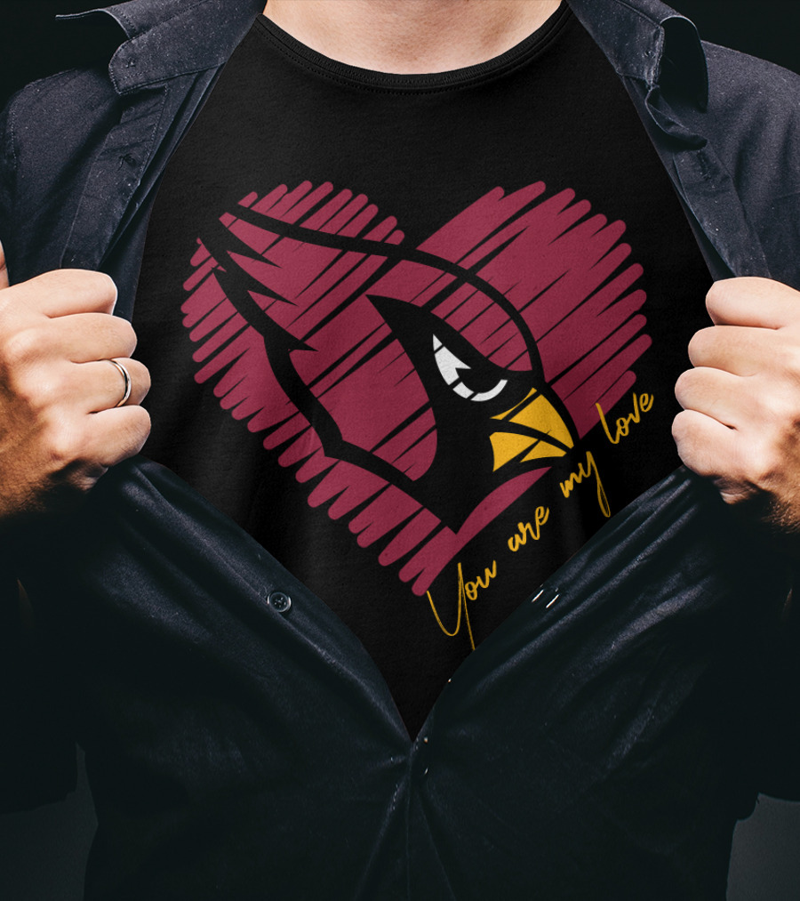 Arizona Cardinals You Are My Love T-Shirt