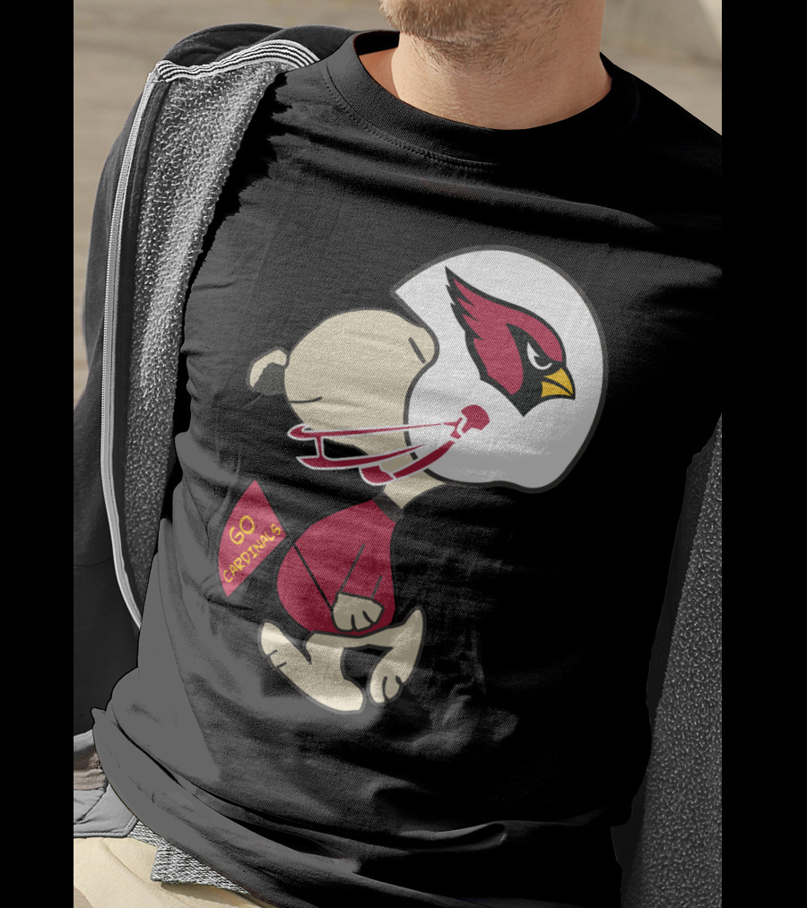 Go Cardinals Fans Helmet T-Shirt