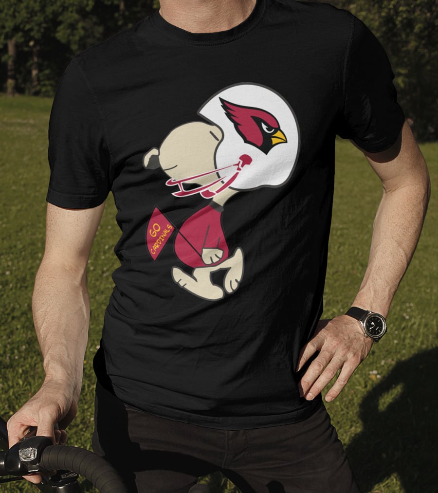 Go Cardinals Fans Helmet T-Shirt