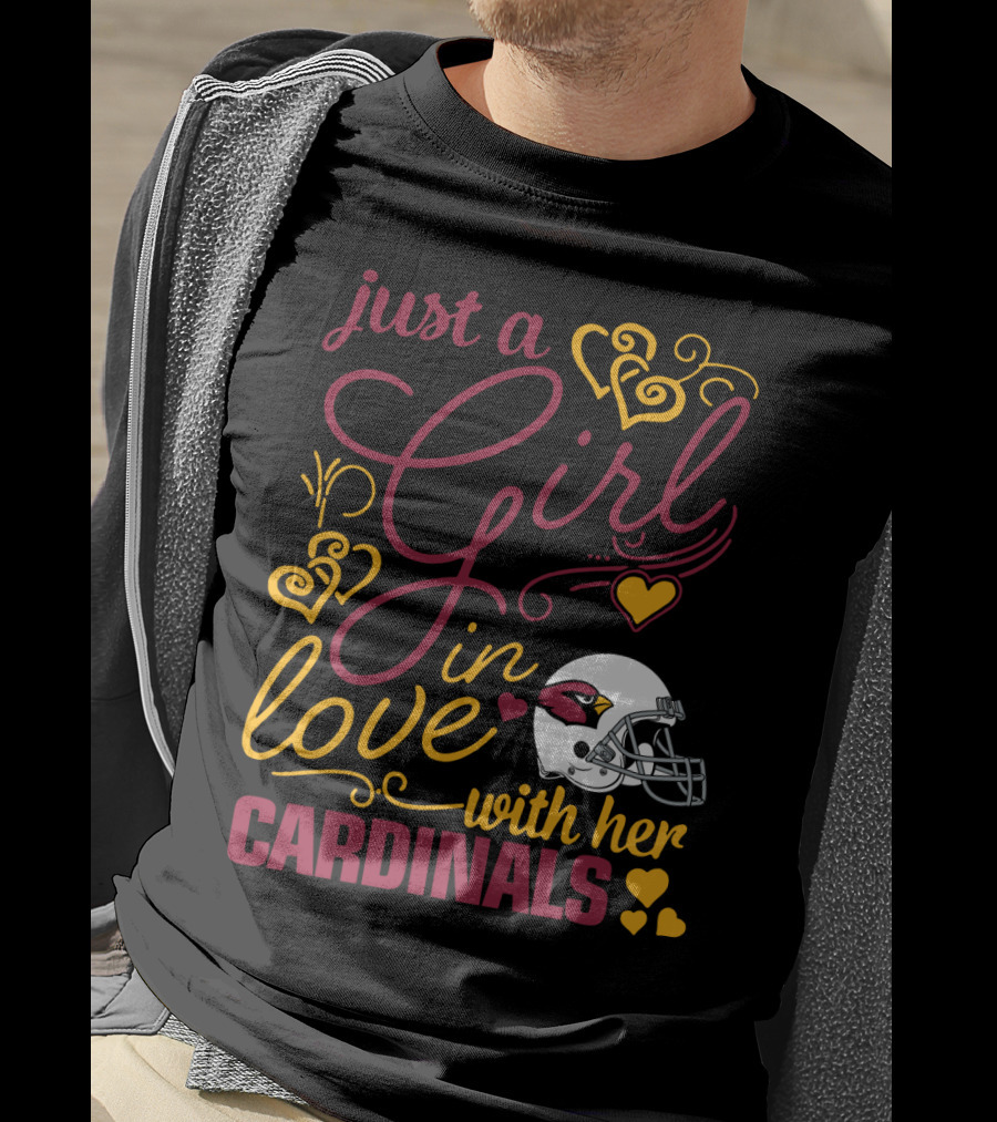 Just A Girl In Love With Her Cardinals T-Shirt