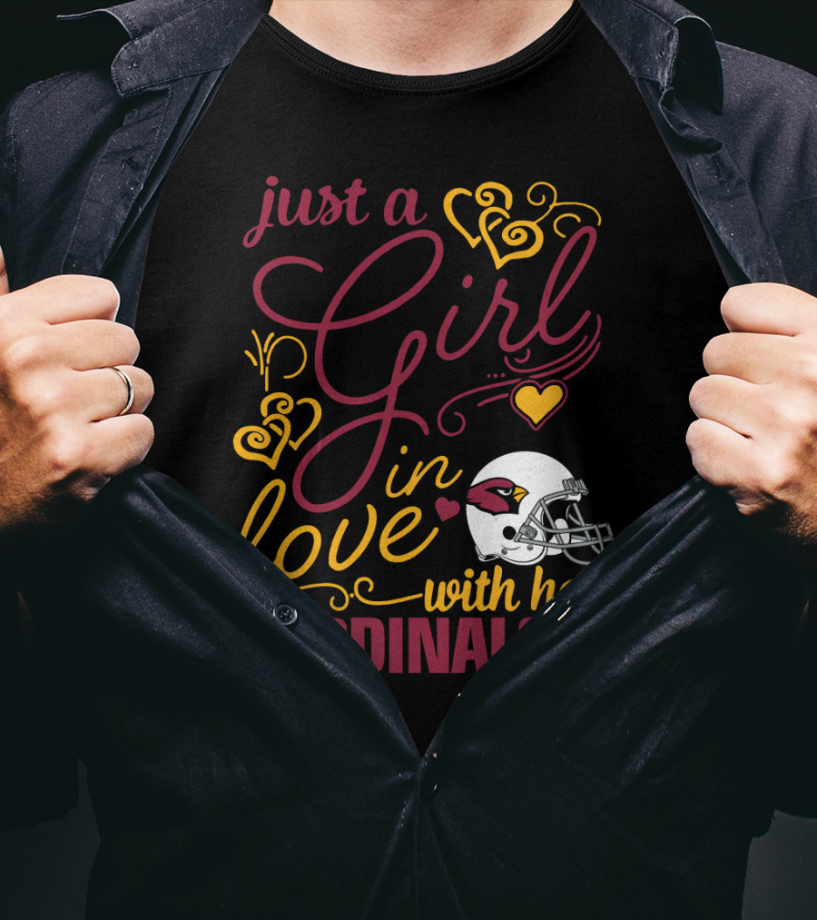 Just A Girl In Love With Her Cardinals T-Shirt