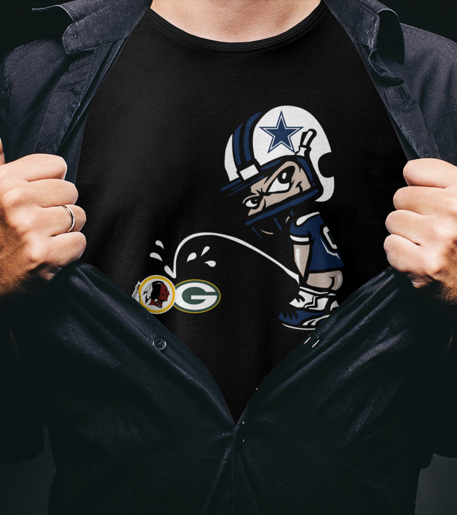 Cowboys Nation Rivalry Symbols Football Humor T-Shirt