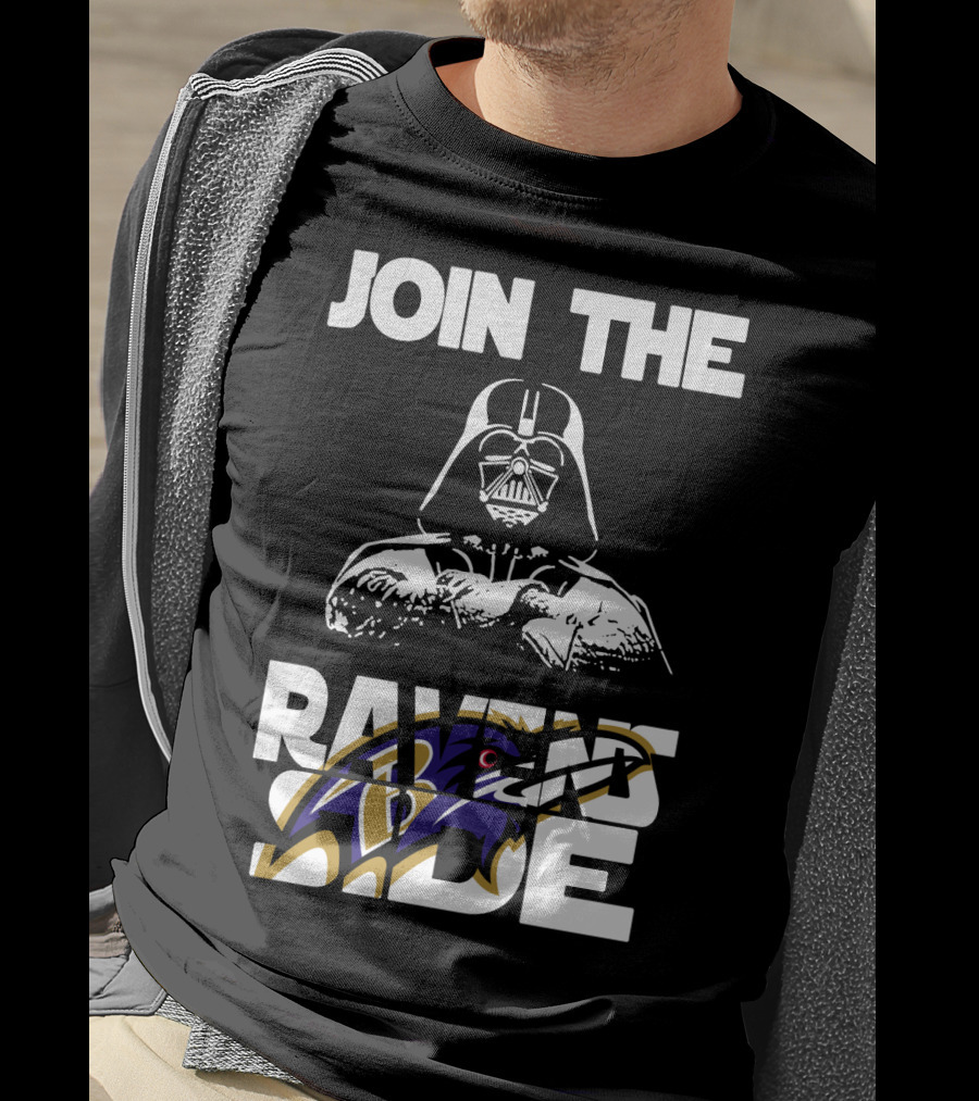 Join The Ravens Side Baltimore Ravens Football Fandom Merchandise T-Shirt