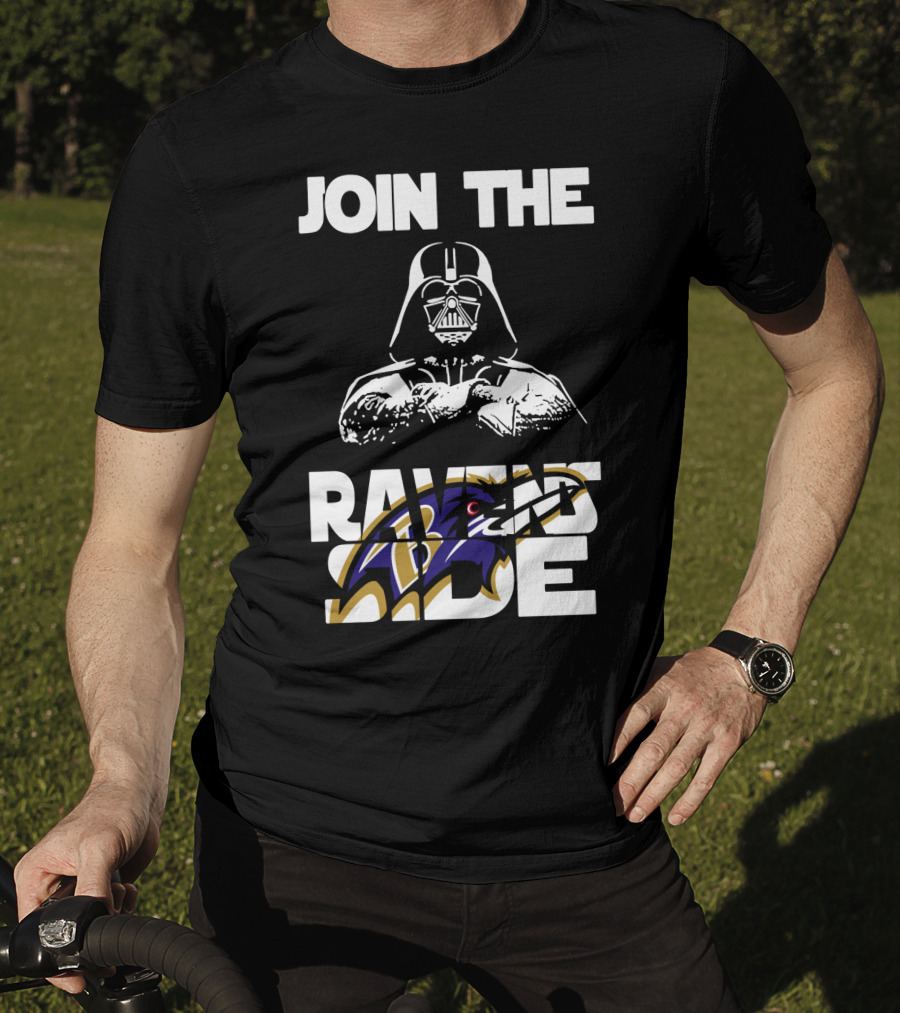Join The Ravens Side Baltimore Ravens Football Fandom Merchandise T-Shirt