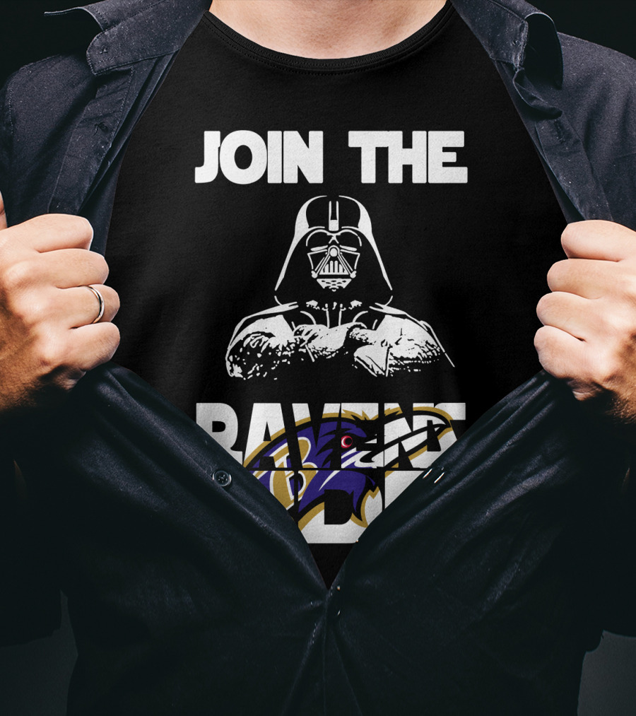 Join The Ravens Side Baltimore Ravens Football Fandom Merchandise T-Shirt