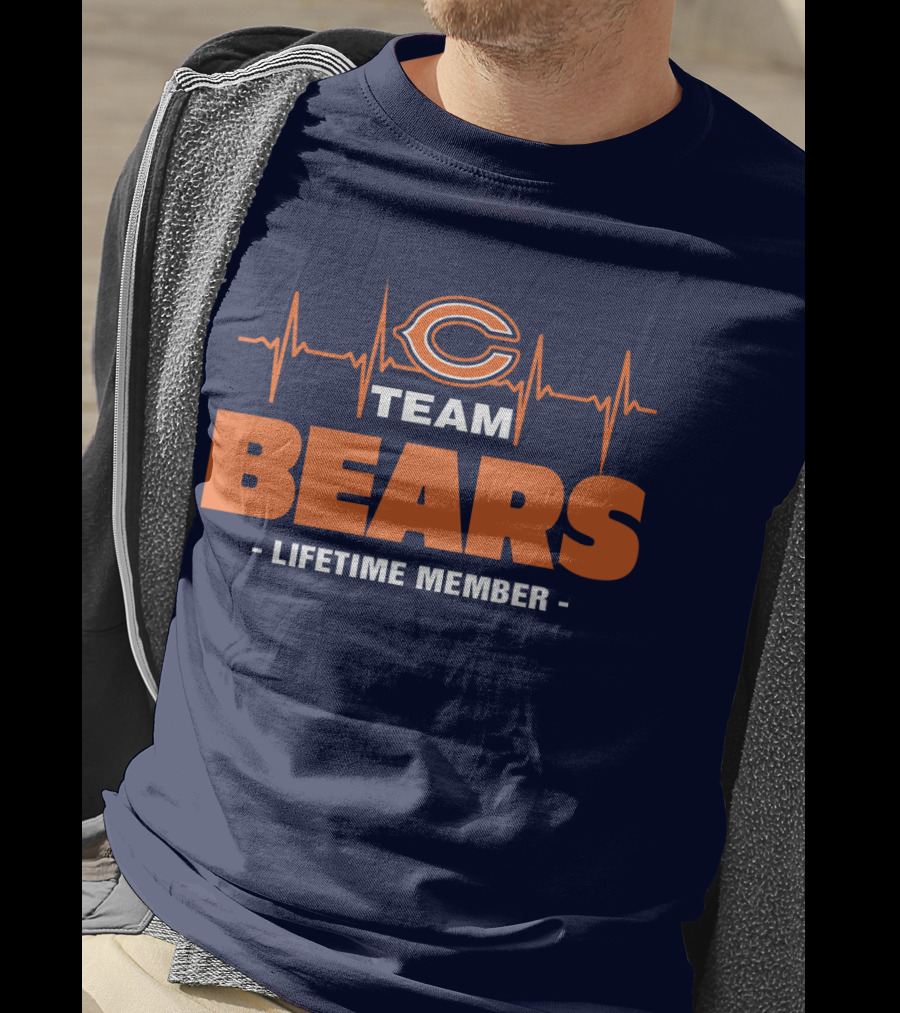 Team Chicago Bears Lifetime Member T-Shirt