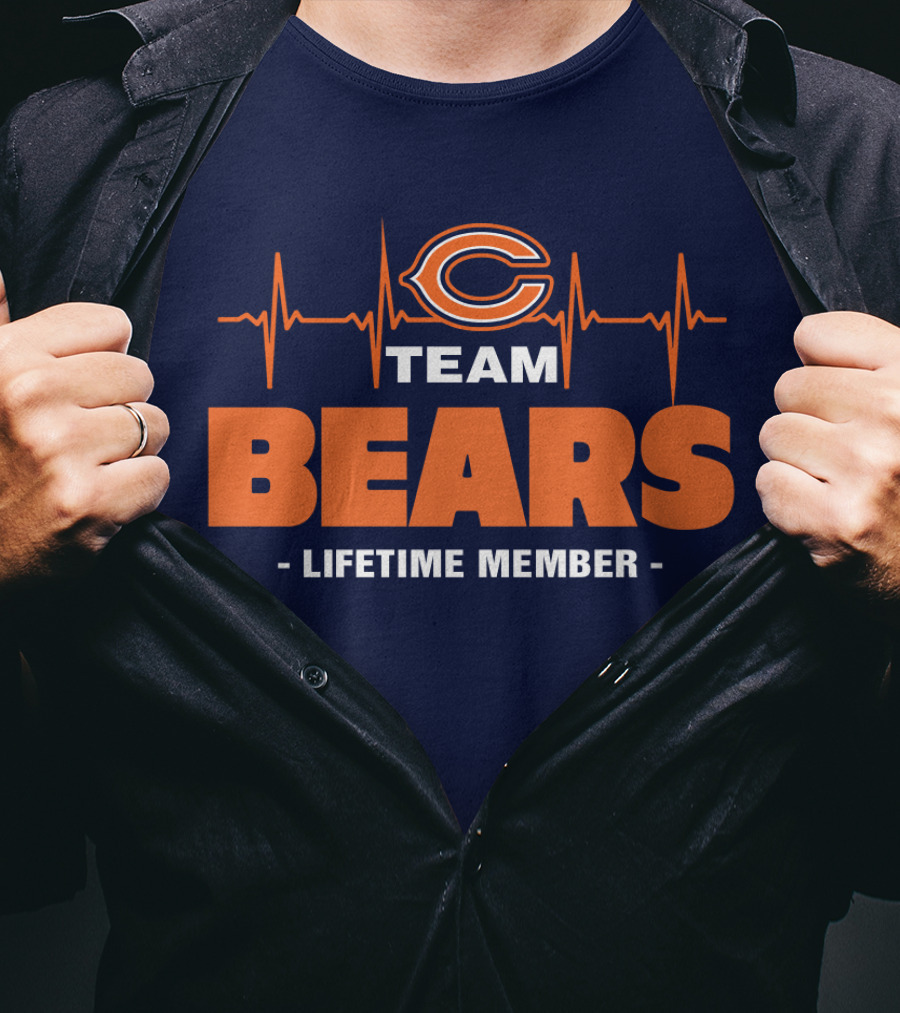 Team Chicago Bears Lifetime Member T-Shirt