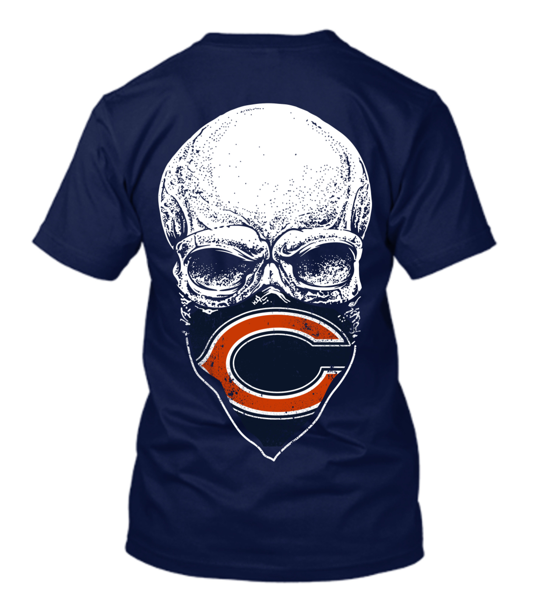 Chicago Bears Skull C T-Shirt