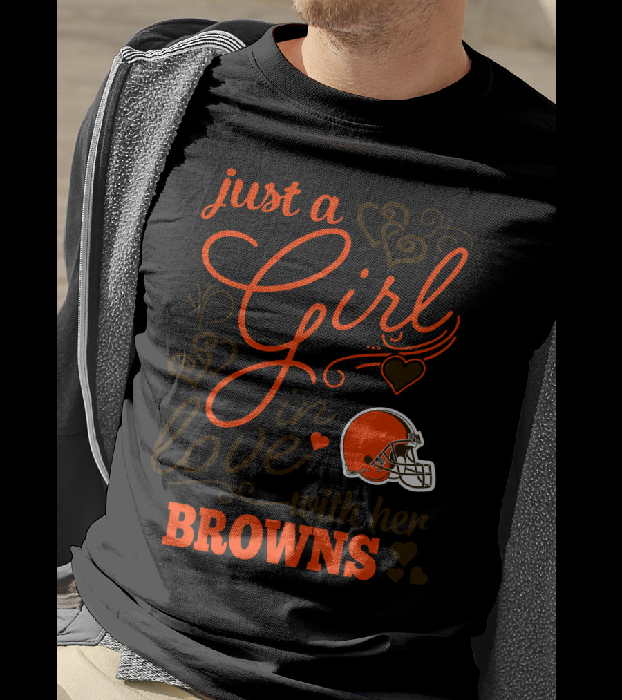 Just A Girl In Love With Her Browns T-Shirt