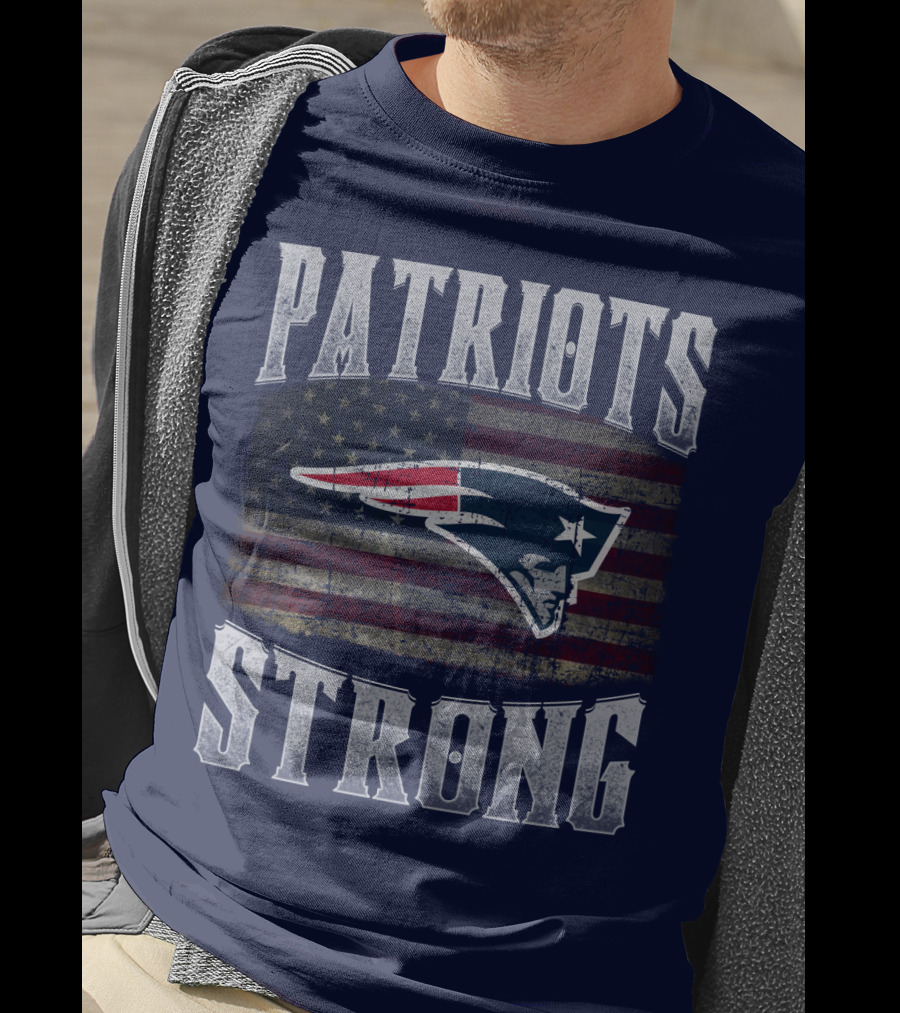 Patriots Strong Flag New England Patriots T-Shirt