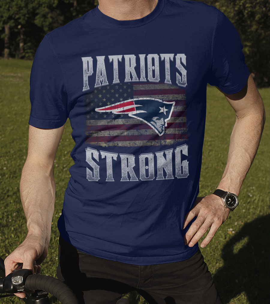 Patriots Strong Flag New England Patriots T-Shirt