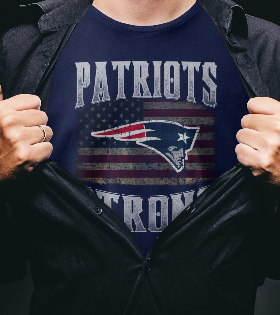 Patriots Strong Flag New England Patriots T-Shirt