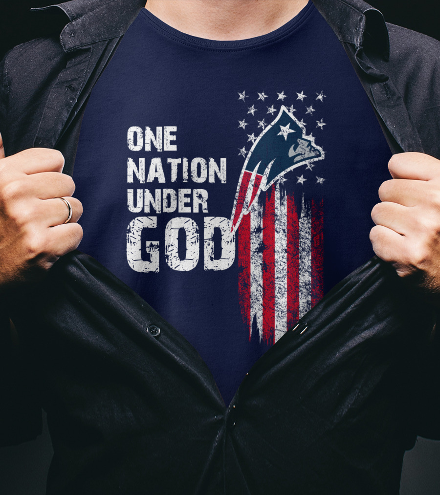 One Nation Under God New England Patriots T-Shirt