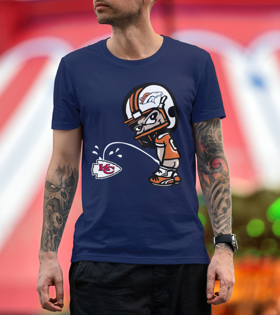 Denver Broncos Kc Rivalry Football Humor T-Shirt