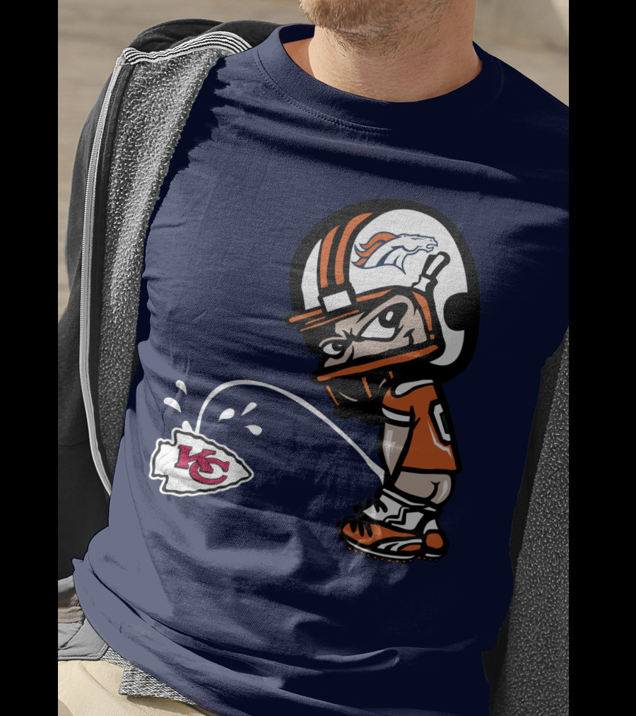 Denver Broncos Kc Rivalry Football Humor T-Shirt