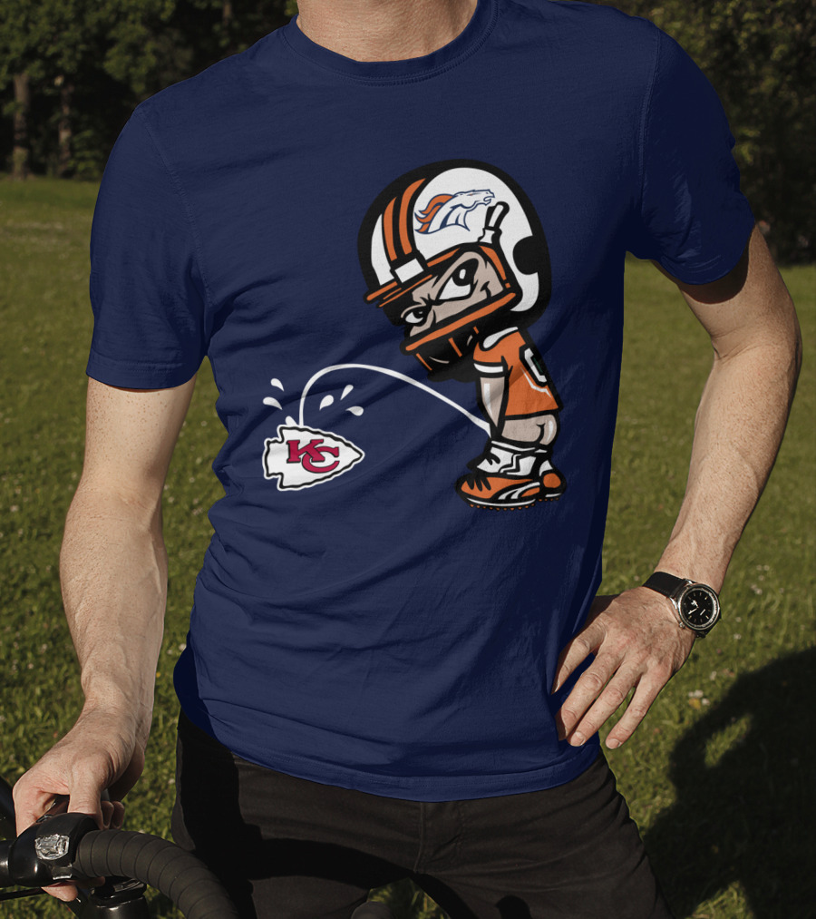 Denver Broncos Kc Rivalry Football Humor T-Shirt