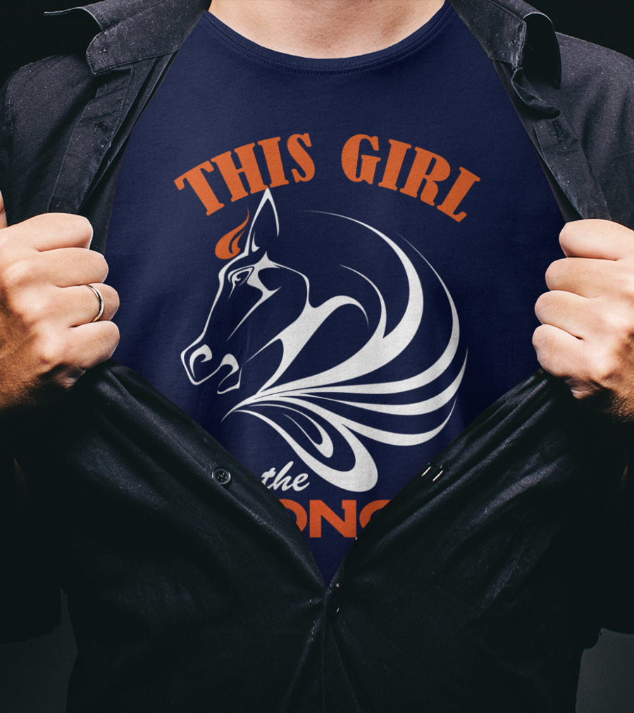 This Girl Loves The Broncos Denver Broncos T-Shirt