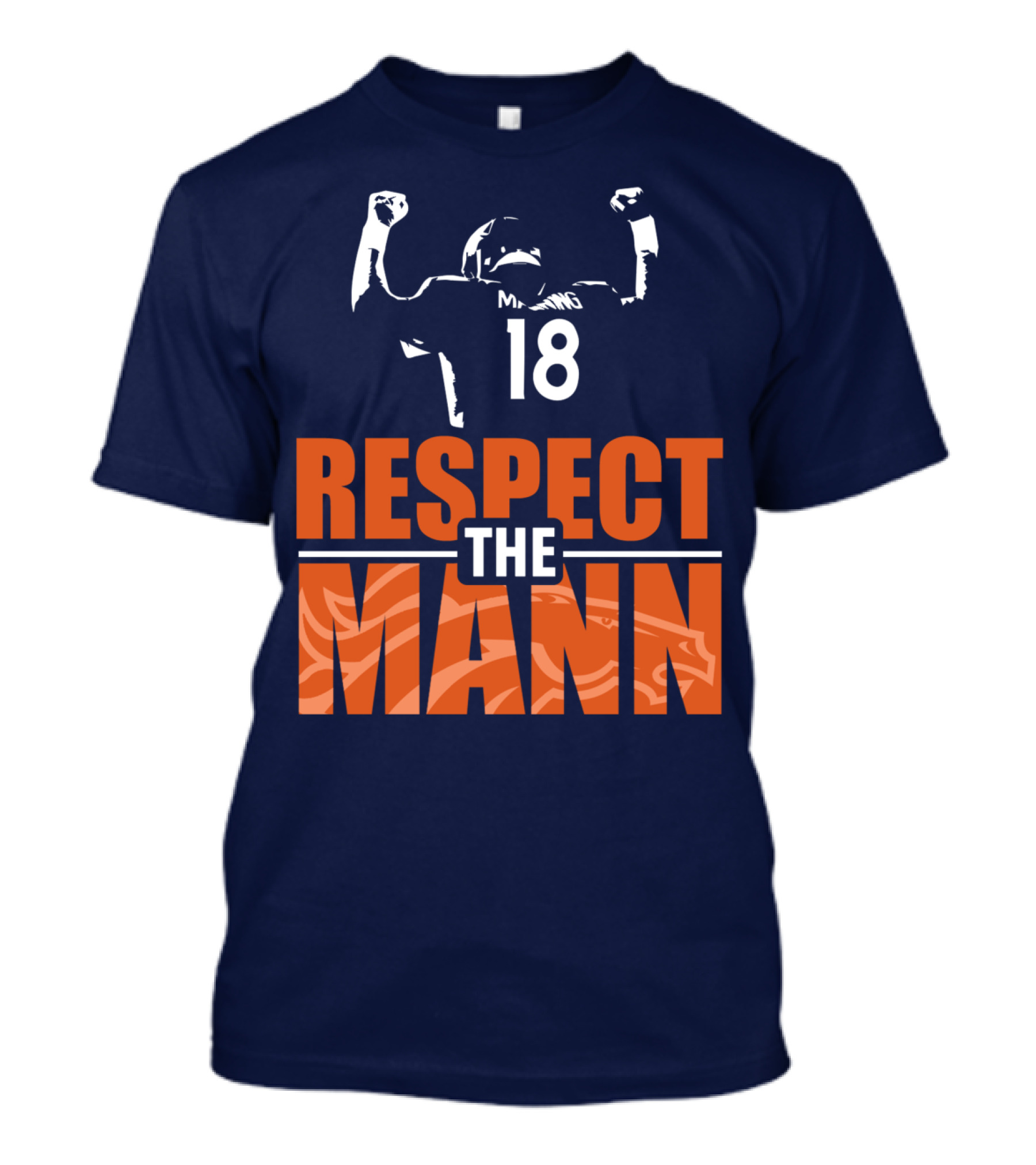 Manning Respect The Mann 18 Denver Broncos T-Shirt
