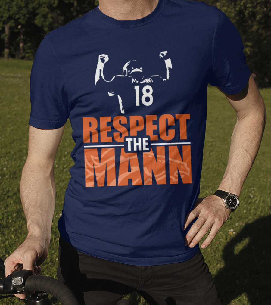 Manning Respect The Mann 18 Denver Broncos T-Shirt