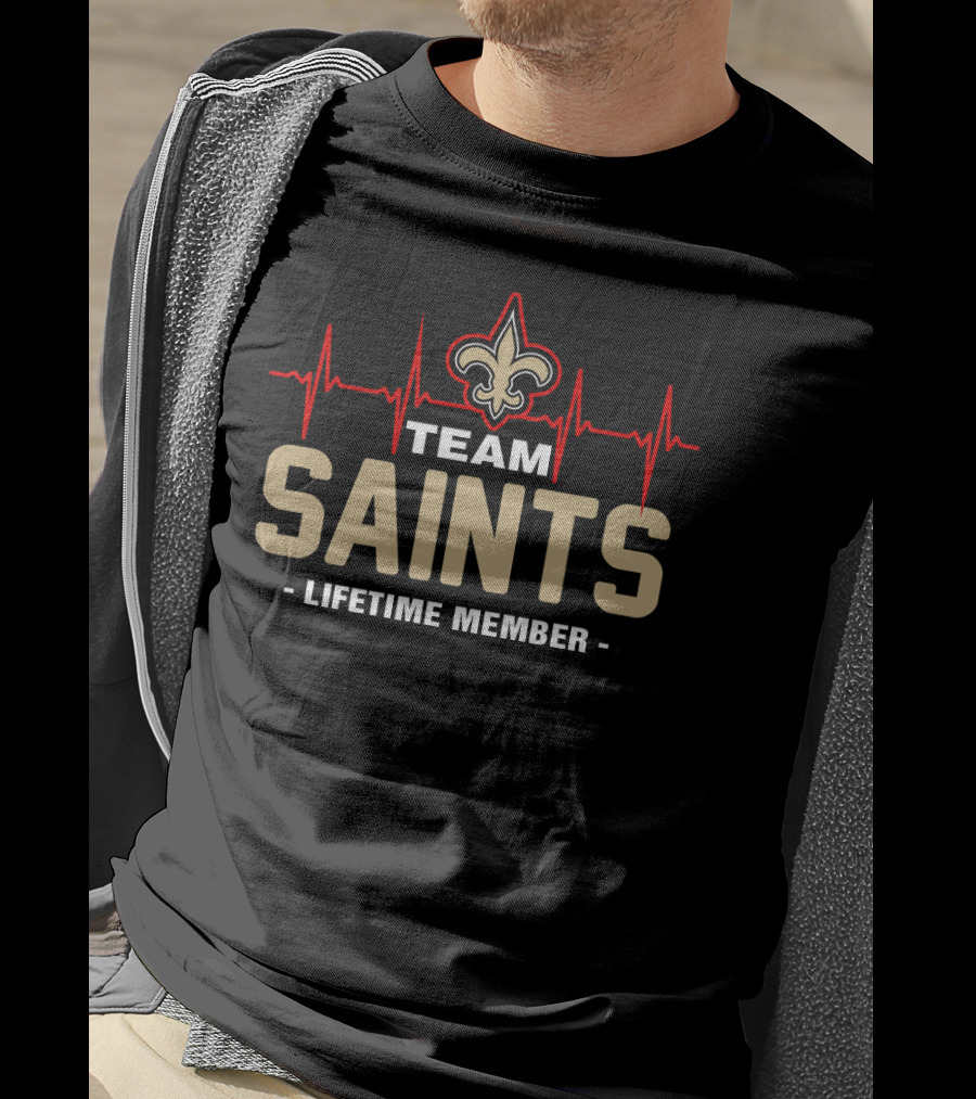 Team Saints Lifetime Member T-Shirt
