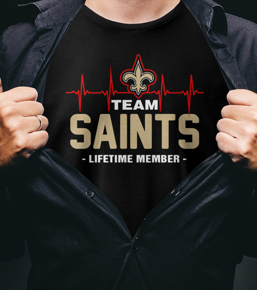 Team Saints Lifetime Member T-Shirt