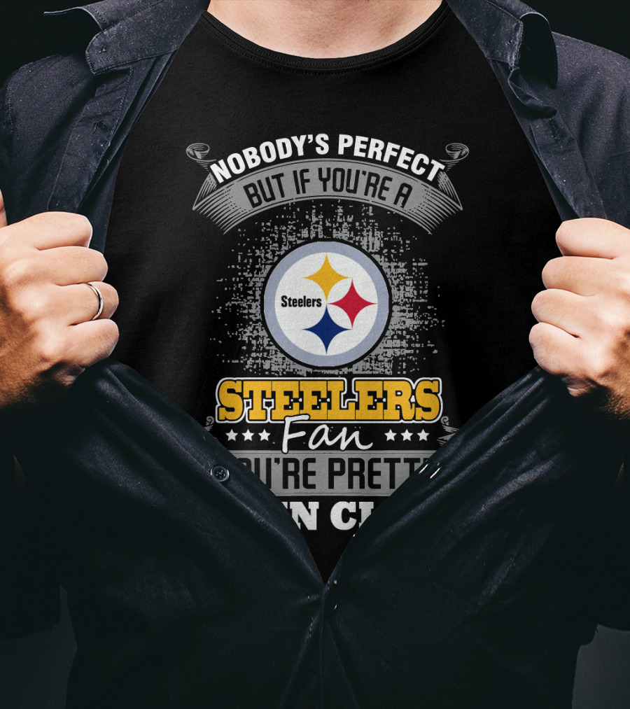 Nobody's Perfect But If You're A Steelers Fan You're Pretty Damn Close T-Shirt