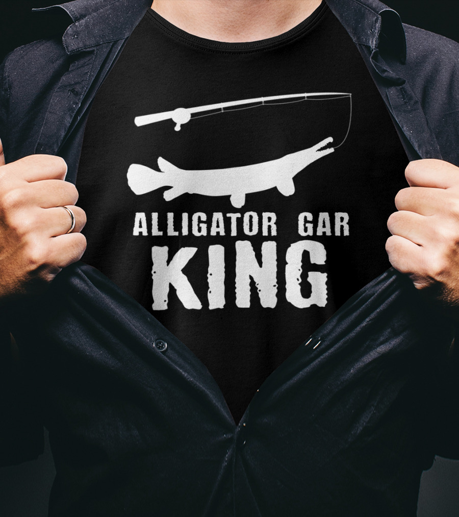 Alligator Gar King Freshwater Fishing T-Shirt