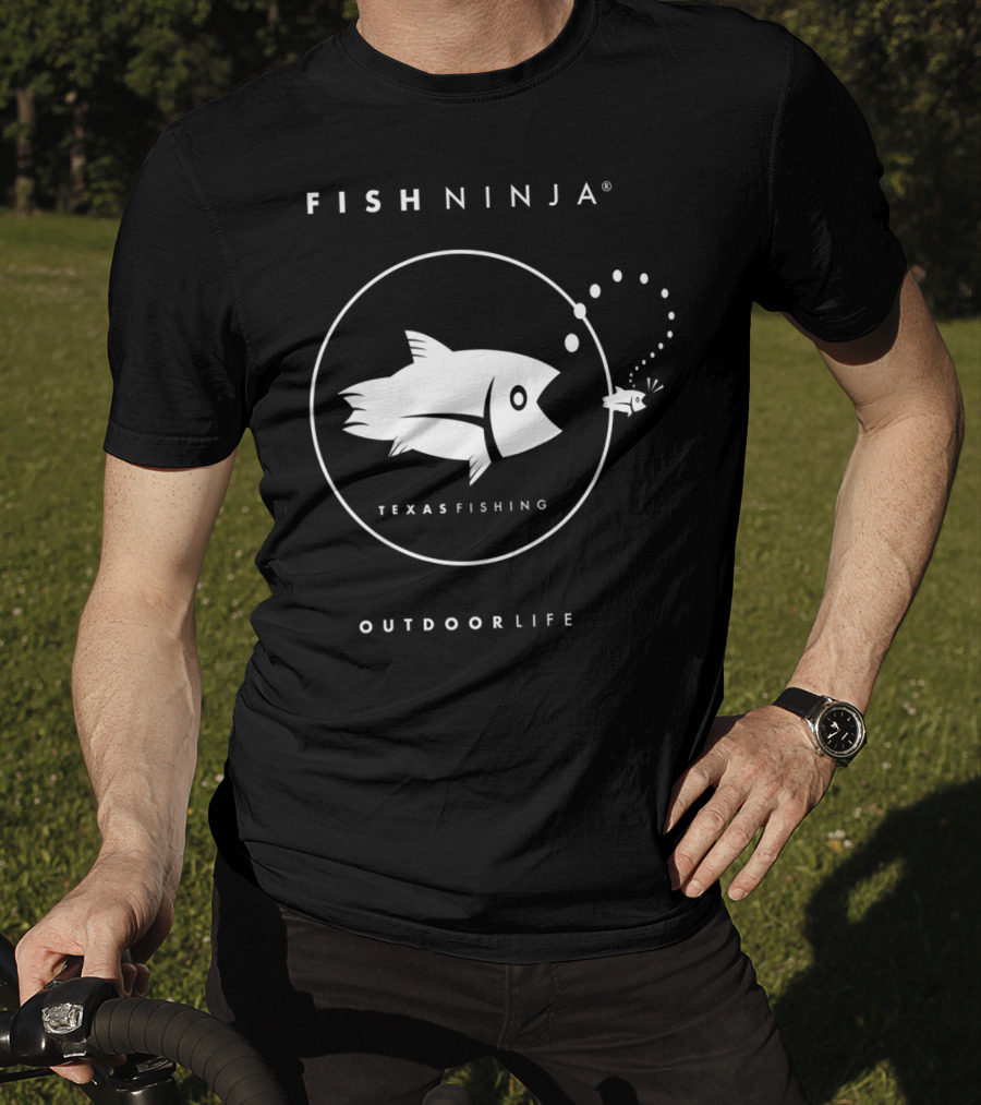 FISH NINJA Texas Fishing Outdoor Life T-Shirt