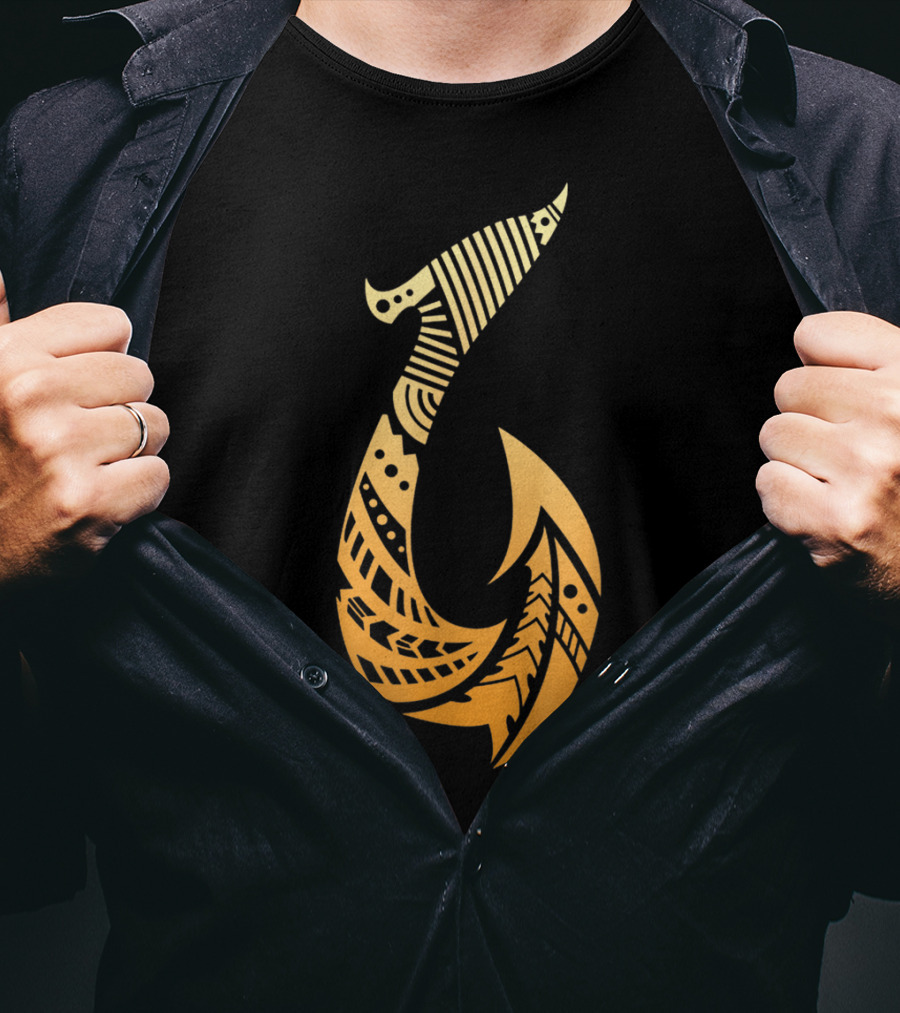 Fisherman Hook Hawaiian Beach Summer T-Shirt