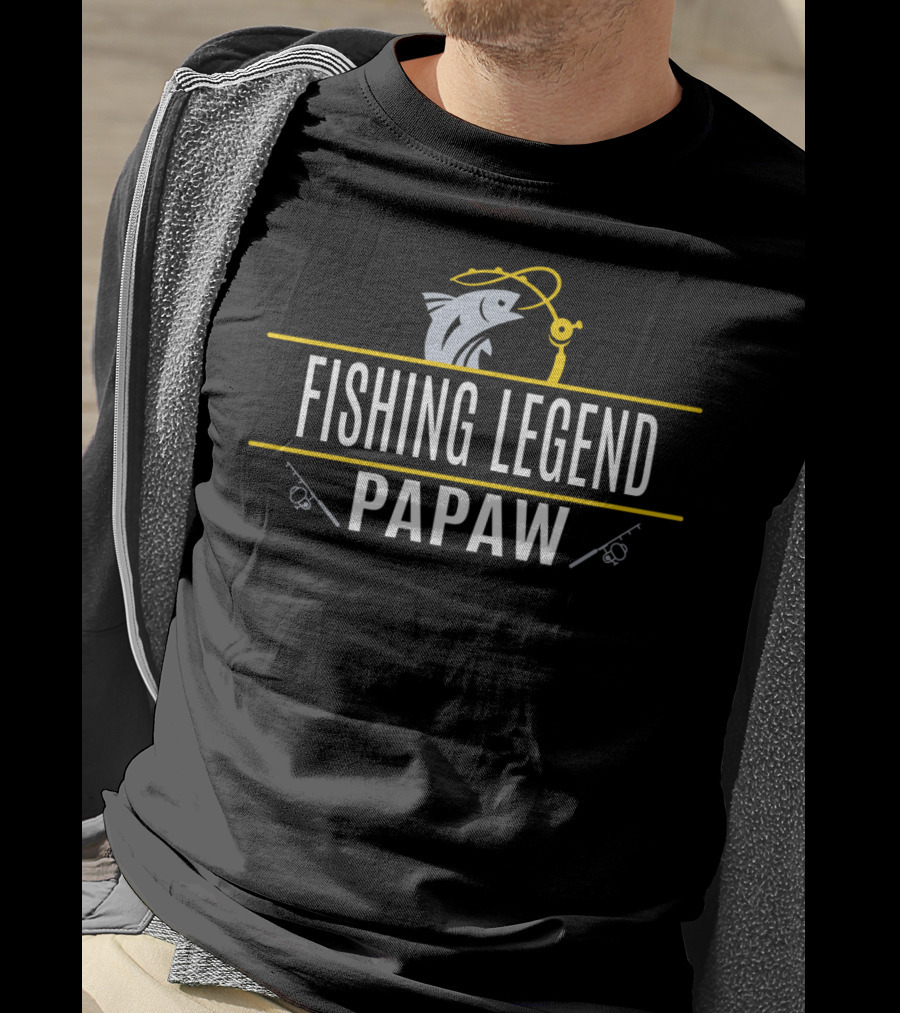 Fishing Legend Papaw Rod And Reel T-Shirt