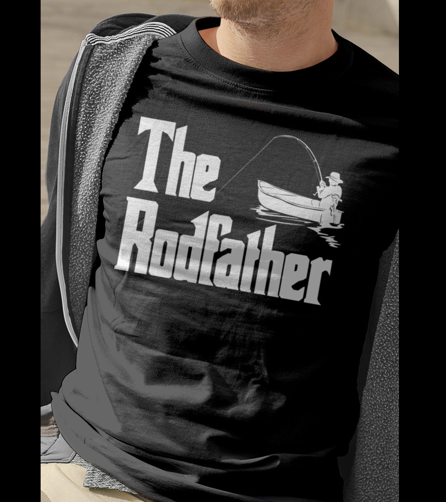The Rodfather Funny Fishing Saying Fish Humor T-Shirt
