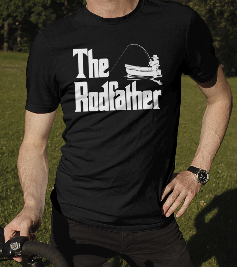 The Rodfather Funny Fishing Saying Fish Humor T-Shirt