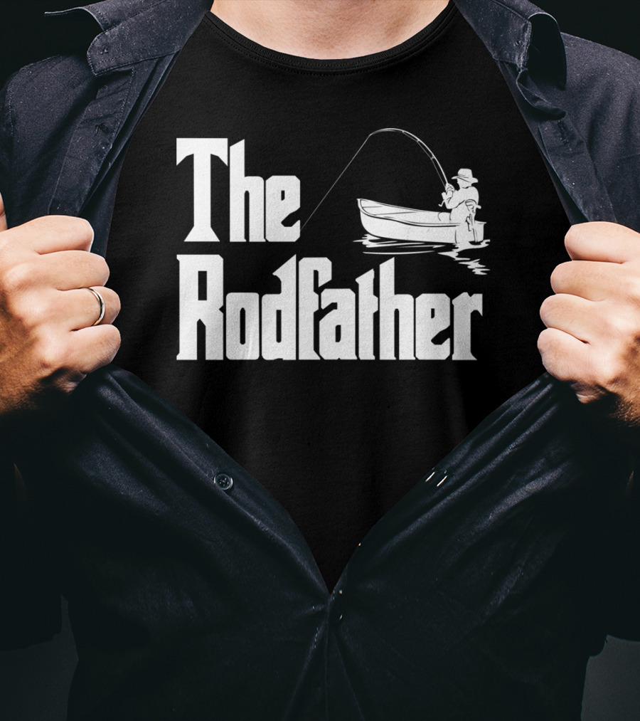 The Rodfather Funny Fishing Saying Fish Humor T-Shirt