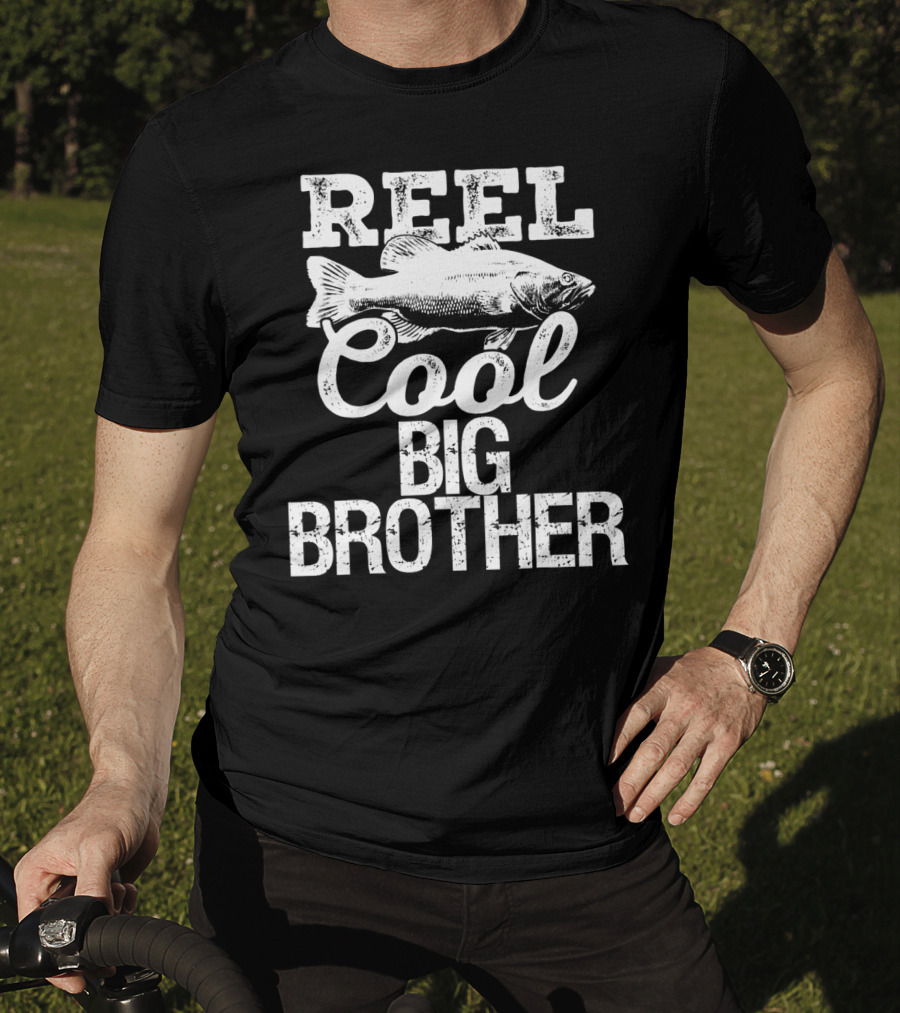 Reel Cool Big Brother Fishing Outdoor Angler Iconic T-Shirt