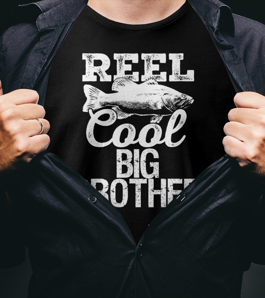 Reel Cool Big Brother Fishing Outdoor Angler Iconic T-Shirt