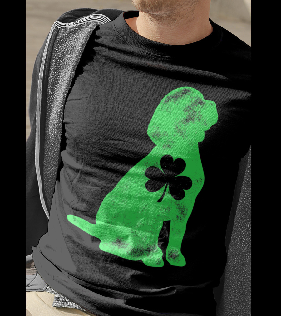 Beagle St Patricks Day Shamrock T-Shirt