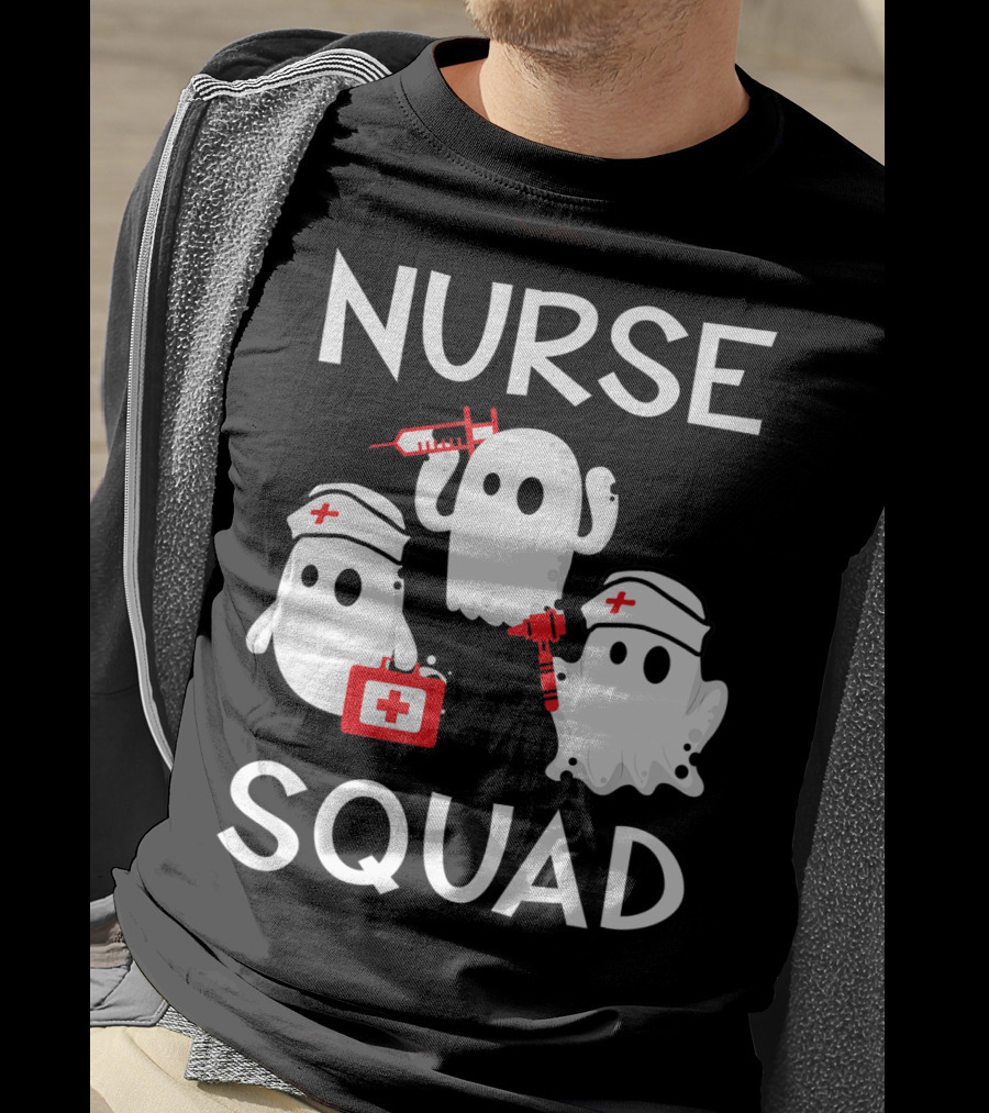 Nurse Squad Boo Boo Ghost Trio T-Shirt