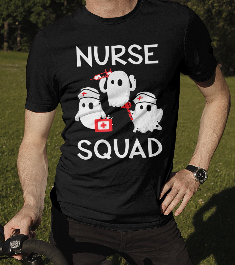 Nurse Squad Boo Boo Ghost Trio T-Shirt