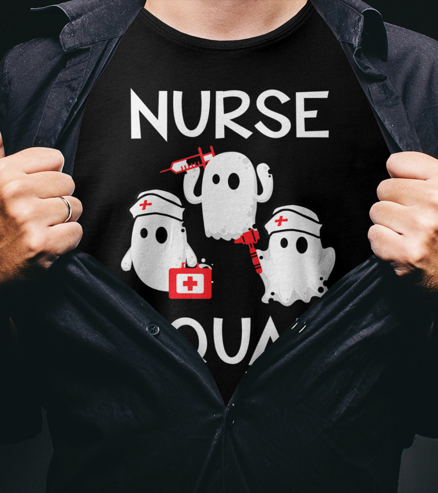 Nurse Squad Boo Boo Ghost Trio T-Shirt