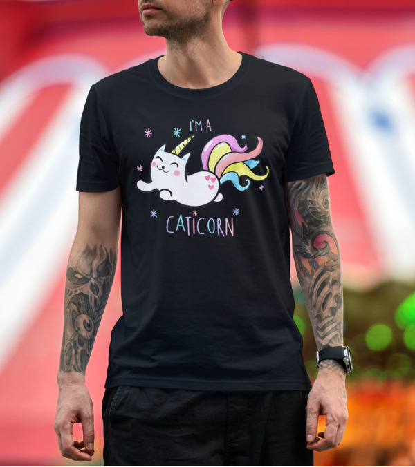 Premium T-Shirt: I'm a Caticorn Magical Rainbow Kittycorn Unicorn T-Shirt I'm a Caticorn Magical Rainbow Kittycorn Unicorn T-Shirt